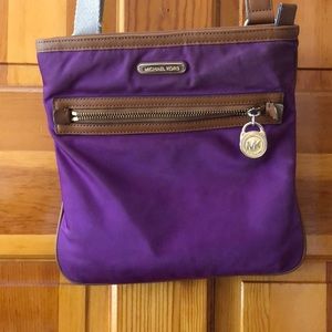 Michael kors purple cross body